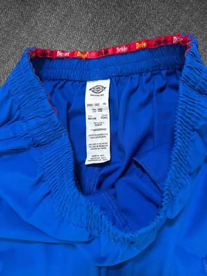 Dickies Medical Royal Blue Scrub Pants Elastic Waist Cargo Uniform Medium thumbnail 4
