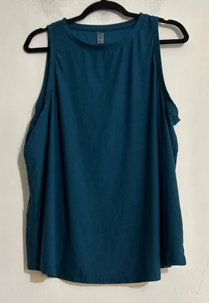 Beyond Yoga Featherweight Rebalance Tank Top Blue 1x Workout Cozy Loungewear thumbnail 1