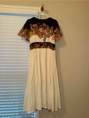 Katerina Button Front Dress Anthropologie thumbnail 4