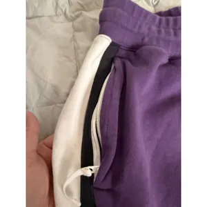 Nike Air Rare Purple White & Black Stripped Pants Large. thumbnail 12