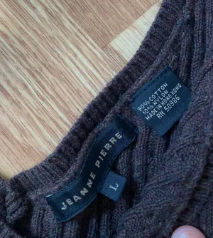 Brown Knit Sweater Vest thumbnail 3