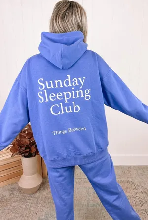 Sunday Sleeping Club Sweat Set Blue thumbnail 1