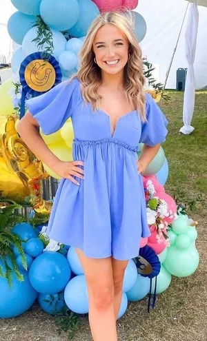 Vestique Blue  Romper thumbnail 4