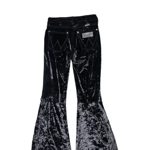 Wrangler Black Velvet High Rise Flare Pants thumbnail 5