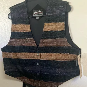 FINAL MARKDOWN Katch me suede front vest xl nwt dead stock thumbnail 1