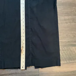 Maeve Anthropologie Black Utility Maxi Skirt Pockets Slit XXS Minimalist Boho thumbnail 2