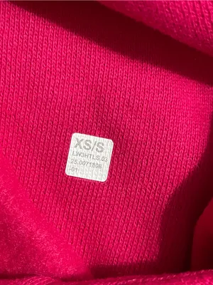 Lululemon NWT Scuba Oversized Half Zip Hoodie Jacket Hot Pink Silver Hardware XS thumbnail 4