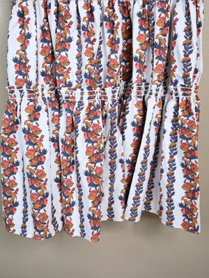 O.P.T. One Pretty Thing Women's M Daphne Floral Smocked Midi Dress NEW thumbnail 7