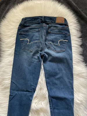 American Eagle Jegging Super Stretch Jeans-Blue Denim- thumbnail 4