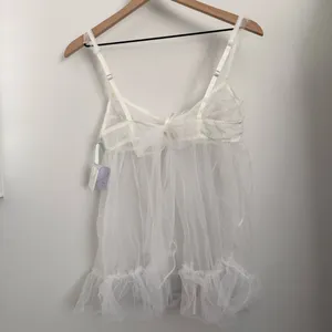 Victoria’s Secret Large‎ NEW I Do Bridal Babydoll Slip Bridal Sheer Lolita Bow thumbnail 6