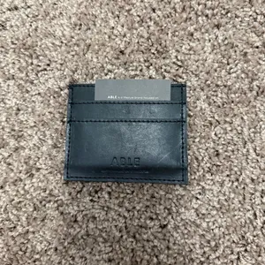 Able Leather Alem Card Case Wallet in Black thumbnail 2