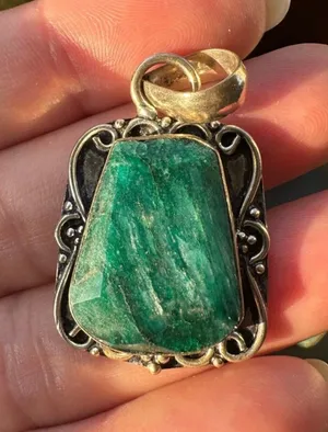 NWOT 3 piece sterling silver emerald set Green thumbnail 1