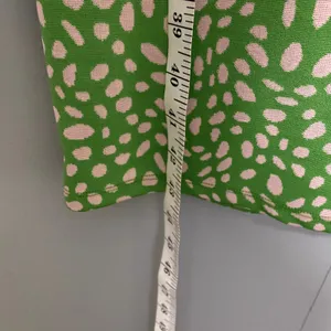 Zara Green Pink Jacquard Spaghetti Straps Straight Neck Fitted Midi Dress L thumbnail 4