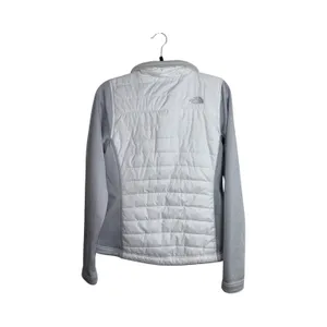 The North Face Mashup Insulated Jacket White Gray Full Zip Puffer thumbnail 6