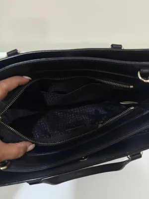 Kate Spade Laurel Way Reese Pink & Black Satchel thumbnail 10