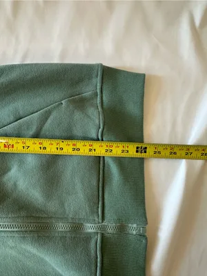 Women’s Sage Green Full-Zip Hooded Jacket thumbnail 6