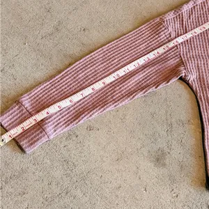 Charlotte Russe Textured Mauve Long Sleeve Top thumbnail 8