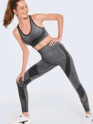 PINK Victoria’s Secret seamless high waist workout tights leggings activewear thumbnail 1