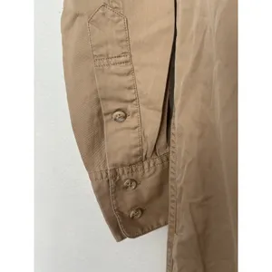 NWT Vintage Ralph Lauren Desert Explorer Maxi Dress Button Up Long Sleeve Tan thumbnail 11