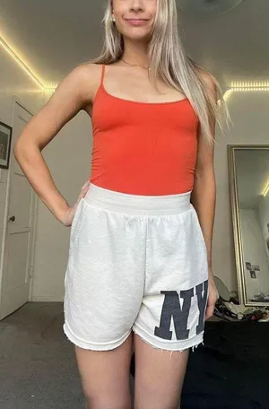 Fashion Club new york high waisted cream lounge shorts thumbnail 4