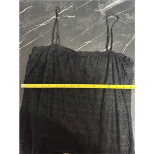 Max Studio Black Lace Strapless Midi Dress Women's Size 12 EUC Cocktail Chic thumbnail 7