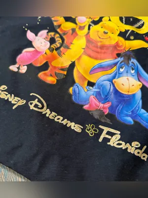 Vintage Jerry Leigh Disney Winnie the Pooh and friends tote bag graphic Florida thumbnail 5