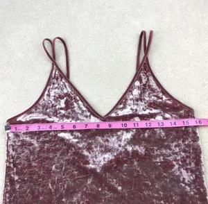 American Eagle: Mauve Pink Crushed Velvet Top thumbnail 3