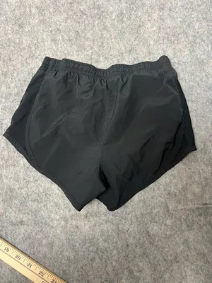 Nike‎ Black Women's Small Athletic Running Shorts with White Swoosh thumbnail 7