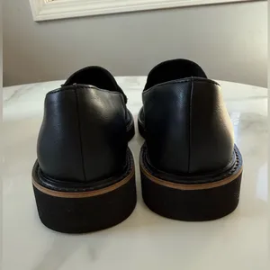 Splendid Black Leather Tassel Loafers thumbnail 6