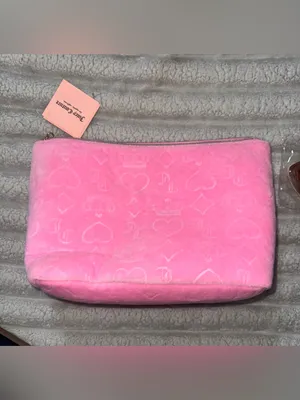 Juicy Couture Pink Travel Cosmetic Makeup Bag NWT thumbnail 9