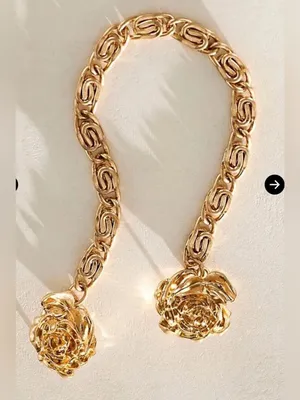 NEW Free People Gold Chancellor Star Pin Brooch Rose thumbnail 2