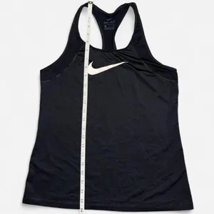 Nike Black and White Dri-Fit Racerback Athletic Tank Top; Size Small thumbnail 4