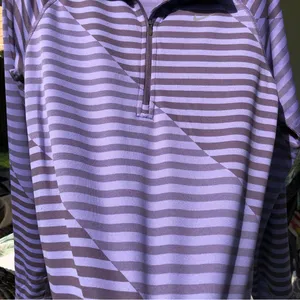 Nike Element Running Half Zip Purple Stripe M thumbnail 3