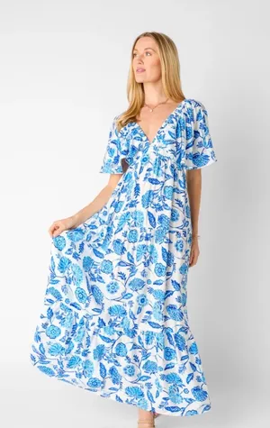 Vestique Maxi Blue and White thumbnail 1