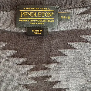 Pendleton Black & Blue Southwestern Aztec Open Cardigan Sweater Size XS - Small thumbnail 7