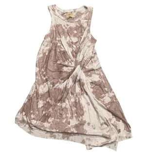 Anthropologie Tina + Jo Sleeveless Bleach Dye Twist Tunic Mini Dress thumbnail 5