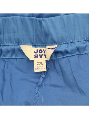 Joylab Womens Low-Rise Satin Tear Away Track Pants 94628908 Vibrant Blue XXL thumbnail 3