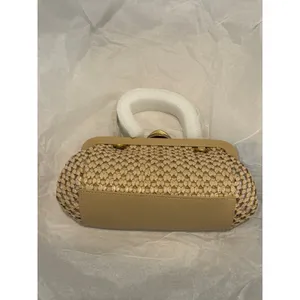 NEW Cult Gaia Zuma Woven Mini Crossbody Sand Tan thumbnail 8