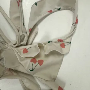 For love and lemons cherry print ruffle bikini set thumbnail 8