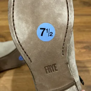 Frye Carly Double Zip Suede Leather Ankle Boots Women's Size 7.5 B Tan thumbnail 8