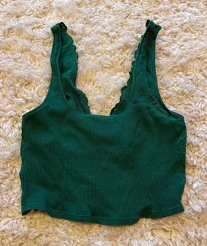 Aerie Green Lace Women's Top thumbnail 1