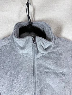Free Country Women’s Gray Full Zip Fleece Jacket Small Soft Plush Lightweight thumbnail 8