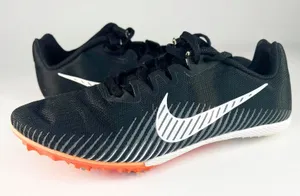 Nike Zoom Rival M 9 Racing Track Field Shoes Sprinting Black Women 8 / Men 6.5 thumbnail 1
