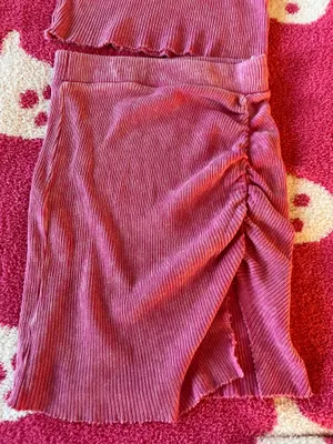 Mystique Boutique Pink corduroy two piece set #corduroy #outfit thumbnail 4