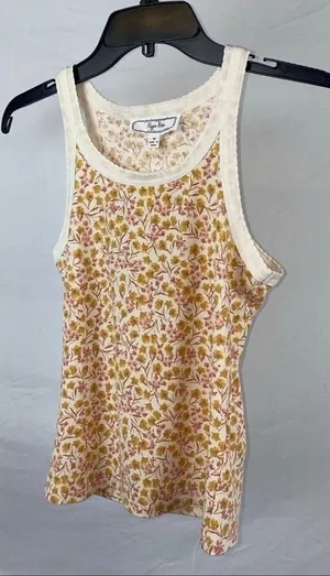 NEW Tank Top Yellow Size M thumbnail 1