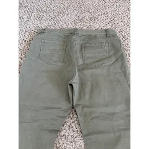 Soho New York &‎ Company Jeans Women's Green Distressed Ankle Legging Size 14 thumbnail 7