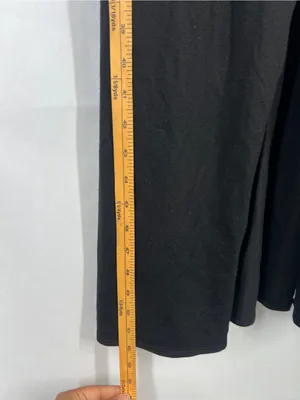 Reformation Dottie Black Long Sleeve Ruched Midi Dress Size S thumbnail 10