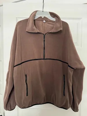 Amazon Brown quarter zip thumbnail 1