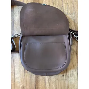 AllSaints brown leather crossbody thumbnail 4