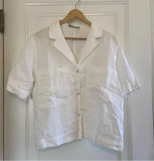 Linen Workwear button down shirt thumbnail 2